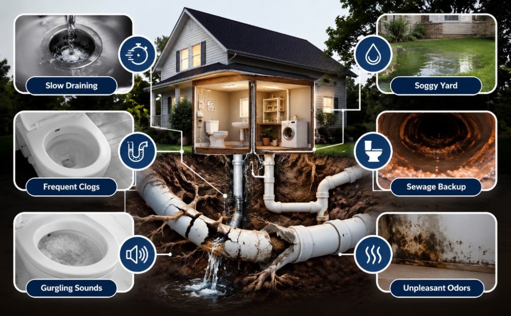 common-signs-that-a-residential-drain-line-needs-repair-including-slow-drains-recurring-clogs-sewage-backup-and-damaged-pipes