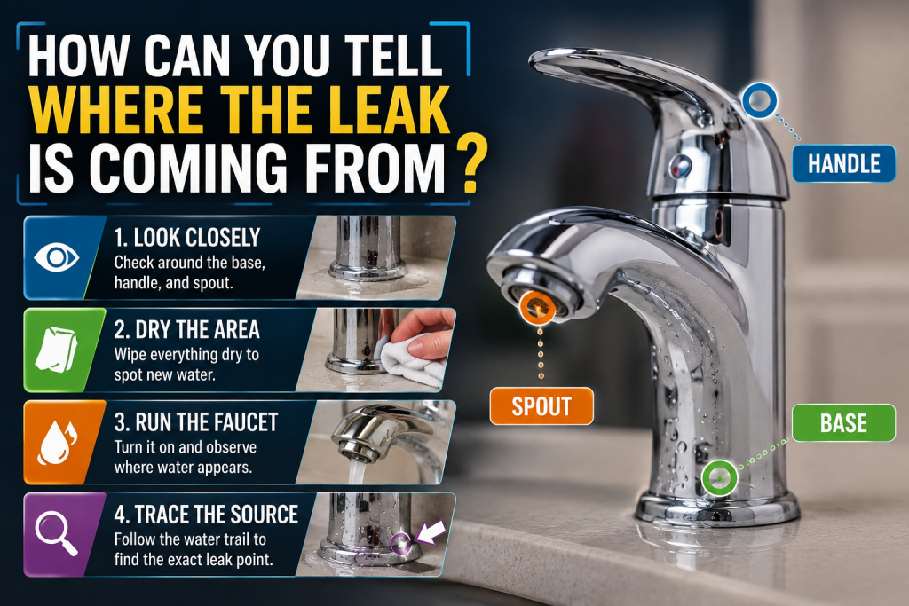 plumbing-guide-showing-a-faucet-with-highlighted-leak-points-at-the-handle-spout-and-base-to-help-identify-where-water-is-leaking