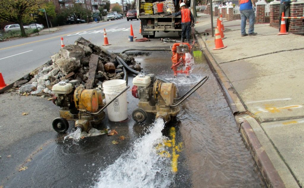 Professional water line replacement service by plumbing experts
